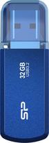 3 0 usb flash - Silicon Power flash drive 32GB Helios 202, blue | SP032GBUF3202V1B - 3 nuotrauka