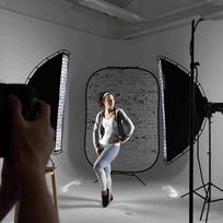 5.5x2.1 - Manfrotto background Urban Collapsible 1.5x2.1m, classic red/distressed white brick (LB5706) | LL LB5706 - 3 nuotrauka