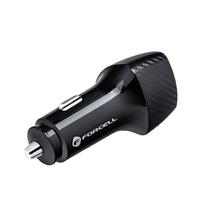 18w ikroviklis - Automobilinis įkroviklis Forcell CC50-2A36W Dual USB, 2 x USB 3.0, juoda, 36 W - 10 nuotrauka