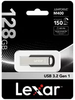 128 gb usb flash - MEMORY DRIVE FLASH USB3 128GB/M400 LJDM400128G-BNBNG LEXAR - 4 nuotrauka