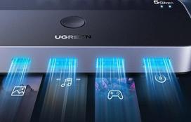 ugreen usb c - Ugreen CM662 USB 3.0 jungiklis 2-in-4 + 2x USB-A laidas Juodas (Black) - 2 nuotrauka