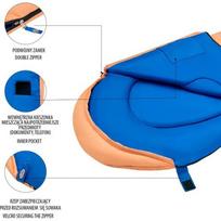 camping bag - Miegmaišis Nils Camp, 180x60 cm, rudas - 10 nuotrauka