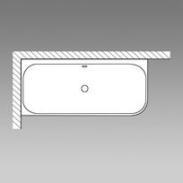vonia villeroy boch oberon - Vonia Villeroy & Boch Oberon 2.1, 180x80 cm, balta (White) - 3 nuotrauka