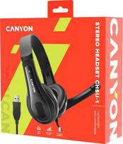 ausines pc - Canyon CNS-CHSU1B Black (Juodos) - 2 nuotrauka