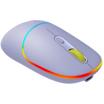 bluetooth peles - CANYON mouse MW-22 2in1 BT/ Wireless Lavender | CNS-CMSW22ML - 3 nuotrauka