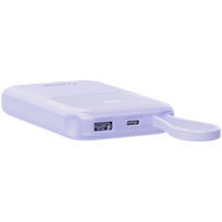 power bank 10000 mah - Canyon OnPower 101, 10000mAh, 22.5W, violetinė - 3 nuotrauka