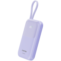 power bank 10000 mah - Canyon OnPower 101, 10000mAh, 22.5W, violetinė - 6 nuotrauka