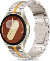 samsung galaxy watch 7 - Tech-Protect watch strap Stainless Samsung Galaxy Watch4/5/5 Pro/6/7/FE, titanium/orange | 5906302313587 - 2 nuotrauka