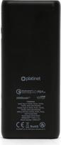 isorine baterija 20000mah - Platinet PMPB2065B 20000mAh, juodas - 2 nuotrauka