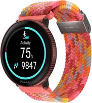 polar vantage apyranke - Polar watch strap 20mm S/L, red braided | 910111831 - 4 nuotrauka