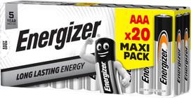sausas vanduo - Energizer battery Everyday AAA DP20 | 7638900462241 - 2 nuotrauka