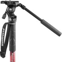 trikojis fotoaparatui - Manfrotto monopod Element MII Video MVMELMIIA4LIVE, red - 3 nuotrauka