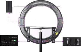 ring light - Falcon Eyes LED Ring Lamp Dimmable DVR-512DVC on 230V - 2 nuotrauka