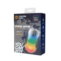 gaming pele - CANYON mouse Braver GM-728 LED Crystal 7buttons Wired Black | CND-SGM728 | Super žemos kainos | Super žemos kainos - 8 nuotrauka