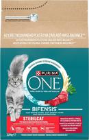 Purina One Bifensis Sterilcat sausas kačių maistas su jautiena, 2,8 kg