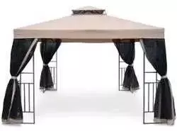 Fieldmann Lauko pavėsinė FDZN 7010, juoda (Black) 3x3 m