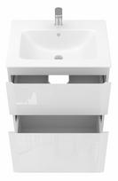 praustuvas su spintele 70 - Vonios spintelė Ester ES-70, balta (White) - 3 nuotrauka