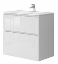 esteras - Vonios spintelė su praustuvu Ester ES-80, balta (White) - 4 nuotrauka
