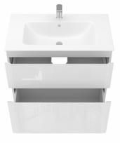 esteras - Vonios spintelė su praustuvu Ester ES-80, balta (White) - 6 nuotrauka