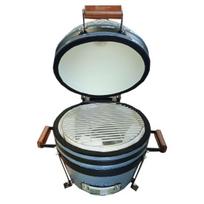 mini grilius - KAMADO MINI E-16M BBQ Pilka (Grey) - 2 nuotrauka