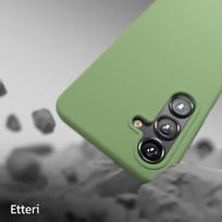 samsung silicone case for s25 plus - Etteri "Silicone Сase Samsung Galaxy S25 Plus" Light Green - 3 nuotrauka