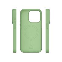 apple iphone 15 pro deklas silicone - Dėklas Telforceone Etteri Silicone Mag Apple iPhone 15 Pro 6,1' šviesiai žalios spalvos - 8 nuotrauka