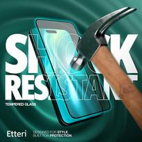 ekranas iphone 12 pro - TelForceOne GSM186876 Telforceone Etteri apsauginis stiklas 9D Apple iPhone 12 / 12 Pro 6,1" - 4 nuotrauka