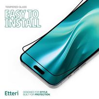 ekranas iphone 12 pro - TelForceOne GSM186876 Telforceone Etteri apsauginis stiklas 9D Apple iPhone 12 / 12 Pro 6,1" - 7 nuotrauka