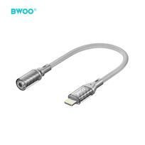 3.5 mm jack - BWOO Lightning to 3.5mm Jack Adapter BZ66 Juodas (Black) - 5 nuotrauka