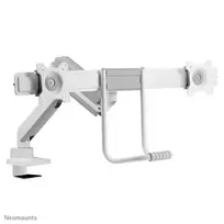 monitoriu laikiklis baltas - NEOMOUNTS BY NEWSTAR DS75-450WH2 FULL MOTION MONITOR DESK MOUNT FOR 17-32" SCREENS - WHITE - 8 nuotrauka