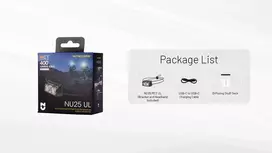 prozektoriai nitecore - Nitecore NU25 MCT UL 400 lm, Įkraunamas USB-C - 2 nuotrauka