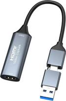 usb c video laidas - PremiumCord HDMI Capture/Grabber USB 3.0 / USB-C Juodas (Black) - 4 nuotrauka