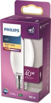 led lemputes e14 40w - Philips LED B35 E14 4.3 W 470 lm 2700K Matinė (Frosted) - 3 nuotrauka