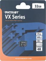 atminties kortele v30 - Patriot VX 32GB microSDXC UHS-I U3 V30 Class 10 - 3 nuotrauka