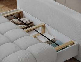 miegamosios sofos lovos - Sofa-lova Guavio Calmora 03, pilka (Gray), 91 x 210 cm x 97 cm - 3 nuotrauka