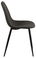 kedes valgomojo 5 - Valgomojo kėdė Home4you, pilka, 44.5 cm x 56 cm x 84 cm - 6 nuotrauka