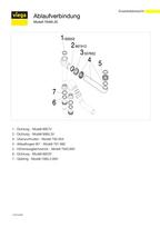 sifonas reguliuojamas - Sifonas plautuvei VIEGA 7948520, reguliuojamas, dvigubas, kilmės šalis Vokietija - 2 nuotrauka