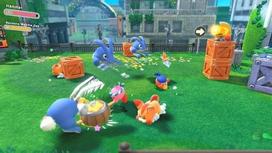 switch 2 zaidimai - Nintendo Kirby and the Forgotten Land + Star-Crossed World (Nintendo Switch 2) - 3 nuotrauka