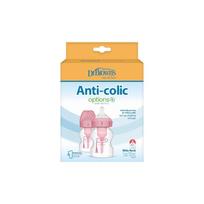 dr brown buteliukai - DR.BROWN'S buteliukai plačiu kakleliu Options+, 150 ml, 2 vnt., rožinė (Pink) - 2 nuotrauka