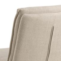 valgomojo kedes beige - Valgomojo kėdė Flynn Basel 24 101135, juoda/smėlio, 59 cm x 47 cm x 85 cm - 4 nuotrauka