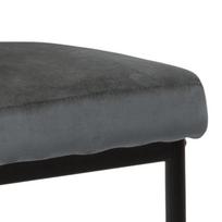 kedes valgomojo 5 - Valgomojo kėdė Alm, matinė, juoda/tamsiai pilka, 45 cm x 55 cm x 90.5 cm - 5 nuotrauka