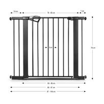 laiptai - Saugumo varteliai Milly Mally Guardy 104, juoda (Black) - 3 nuotrauka