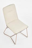 auksines valgomojo kedes - Halmar Chair K390 Cream/Dark Grey/Gold - 11 nuotrauka