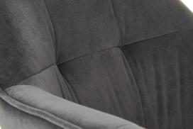 senukai valgomojo kedes - Halmar Chair K377 Grey - 4 nuotrauka