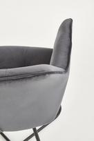 senukai valgomojo kedes - Halmar Chair K377 Grey - 6 nuotrauka