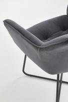senukai valgomojo kedes - Halmar Chair K377 Grey - 7 nuotrauka
