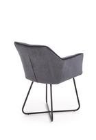 senukai valgomojo kedes - Halmar Chair K377 Grey - 8 nuotrauka