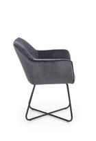 senukai valgomojo kedes - Halmar Chair K377 Grey - 9 nuotrauka