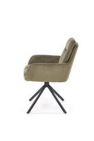 alyvuogiu spalvos kede - Kėdė Halmar K536, alyvuogių žalia (Olive Green) - 2 nuotrauka