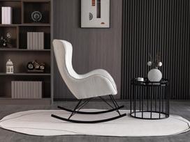 60 foteliukas - Liberto 2, baltas, 100 cm x 72 cm x 106 cm - 2 nuotrauka